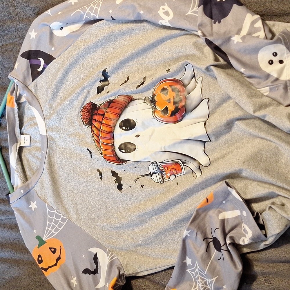 Halloween sleep long sleeve top